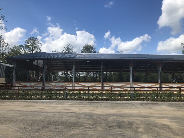 Indoor covered Equine arenas