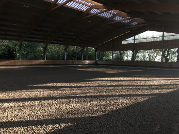 Indoor covered Equine arenas